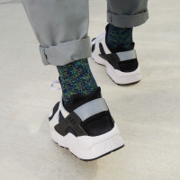 Nike Air Huarache Sneakers Wit Zwart