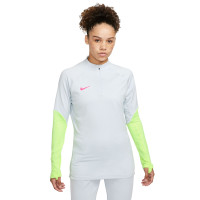 Nike Strike 23 Dri Fit Tracksuit 1 4 Zip Women s Grey Yellow Pink