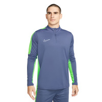 Nike Academy 23 1/4-Zip Trainingstrui Blauw Groen Wit