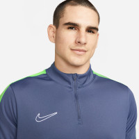 Nike Academy 23 1/4-Zip Trainingstrui Blauw Groen Wit
