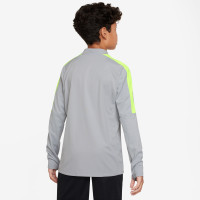 Nike Academy 23 Dri-Fit Tracksuit 1/4-Zip Kids Grey Yellow Black
