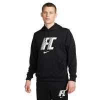 Nike F.C. Trainingspak Fleece Zwart Wit