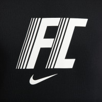 Nike F.C. Trainingspak Fleece Zwart Wit