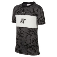 Nike Voetbalshirt F.C. Kids Grijs Wit Zwart