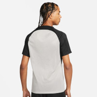 Nike Dri-Fit Strike III Trainingsshirt Grijs Zwart Wit