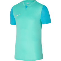 Nike Trophy V Dri-Fit Trainingsshirt Turquoise Blauw Wit