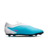 Nike Phantom GX Club Kunstgras / Gras Voetbalschoenen (MG) Blauw Roze Wit - KNVBshop.nl