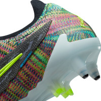 Nike Phantom GX Elite Link IJzeren-Nop Voetbalschoenen (SG) Anti-Clog Zwart Felgeel Multicolor