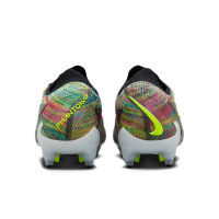 Nike Phantom GX Elite Link IJzeren-Nop Voetbalschoenen (SG) Anti-Clog Zwart Felgeel Multicolor