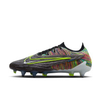 Nike Phantom GX Elite Link IJzeren-Nop Voetbalschoenen (SG) Anti-Clog Zwart Felgeel Multicolor