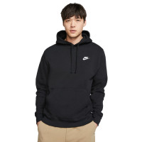 Nike Sportswear Club Fleece Hoodie Zwart Wit