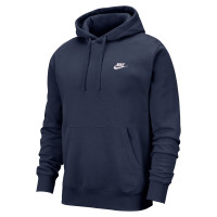 Nike Sportswear Club Fleece Hoodie Donkerblauw Wit