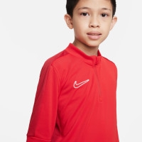 Nike Dri-FIT Academy 23 1/4-Zip Trainingstrui Kids Rood Wit