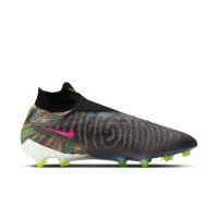 Nike Phantom GX Elite Dynamic Fit Link Gras Voetbalschoenen (FG) Zwart Felgeel Multicolor