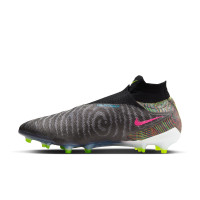 Nike Phantom GX Elite Dynamic Fit Link Gras Voetbalschoenen (FG) Zwart Felgeel Multicolor