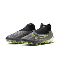 Nike Phantom GX Elite Dynamic Fit Link Gras Voetbalschoenen (FG) Zwart Felgeel Multicolor