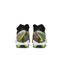 Nike Phantom GX Elite Dynamic Fit Link Gras Voetbalschoenen (FG) Zwart Felgeel Multicolor