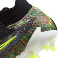 Nike Phantom GX Elite Dynamic Fit Link Gras Voetbalschoenen (FG) Zwart Felgeel Multicolor