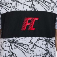 Nike Trainingsset F.C. Lichtgrijs Zwart Rood