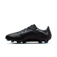 Nike Tiempo Legend Pro 9 Grass Football Shoes (FG) Black Grey Blue