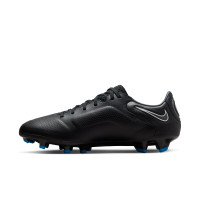 Nike Tiempo Legend 9 Pro Gras Voetbalschoenen (FG) Zwart Blauw Grijs