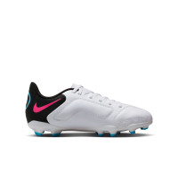 Nike Tiempo Legend Club 9 Grass/ Artificial Grass Football Shoes (MG) Kids White Black Blue Pink