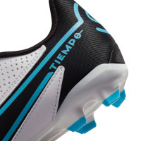 Nike Tiempo Legend Club 9 Grass/ Artificial Grass Football Shoes (MG) Kids White Black Blue Pink