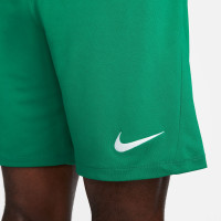 Nike Dry Park III Football Shorts Green White