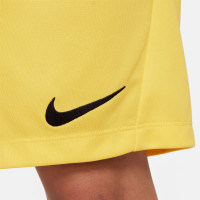 Nike Dry Park III Kids Football Shorts Yellow Black