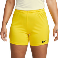 Nike Dry Park III Women's Football Shorts Yellow Black