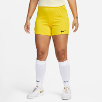 Nike Dry Park III Women's Football Shorts Yellow Black