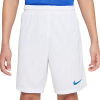 Nike Park III Kids Football Shorts White Blue