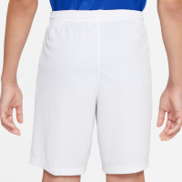 Nike Park III Kids Football Shorts White Blue