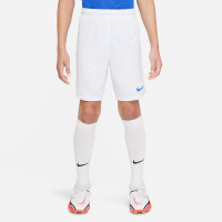 Nike Park III Kids Football Shorts White Blue