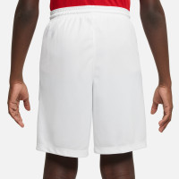 Nike Park III Kids Football Shorts White Red