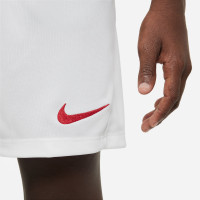 Nike Park III Kids Football Shorts White Red