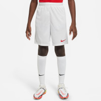 Nike Park III Kids Football Shorts White Red