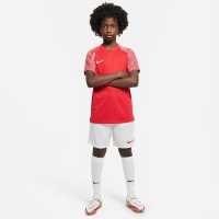 Nike Park III Kids Football Shorts White Red