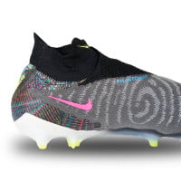 Nike Phantom GX Elite Dynamic Fit Link Gras Voetbalschoenen (FG) Zwart Felgeel Multicolor