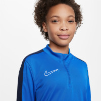 Nike Dri-FIT Academy 23 1/4-Zip Training sweater Kids Blue Dark Blue White