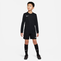 Nike Dry Park VII Voetbalshirt Lange Mouwen Kids Zwart