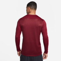 Nike DRY PARK VII Long Sleeve Football Shirt Burgundy