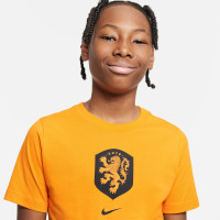 Nike Netherlands World Cup 2022 Logo T-Shirt Kids Orange