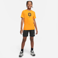 Nike Netherlands World Cup 2022 Logo T-Shirt Kids Orange