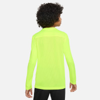 Nike Dry Park VII Long Sleeve Football Shirt Kids Neon Yellow Black