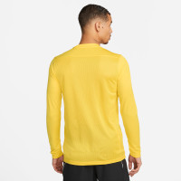 Nike DRY PARK VII Long Sleeve Football Shirt Yellow Black