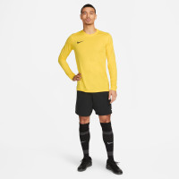 Nike DRY PARK VII Long Sleeve Football Shirt Yellow Black