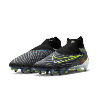 Nike Phantom GX Elite Dynamic Fit Link Iron Stud Football Shoes (SG) Anti-Clog Black Bright Yellow Multicolor