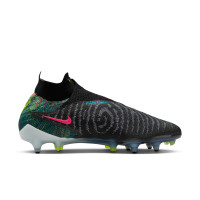 Nike Phantom GX Elite Dynamic Fit Link IJzeren-Nop Voetbalschoenen (SG) Anti-Clog Zwart Felgeel Multicolor