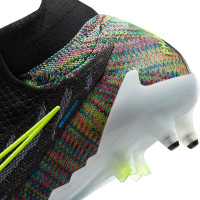 Nike Phantom GX Elite Dynamic Fit Link IJzeren-Nop Voetbalschoenen (SG) Anti-Clog Zwart Felgeel Multicolor